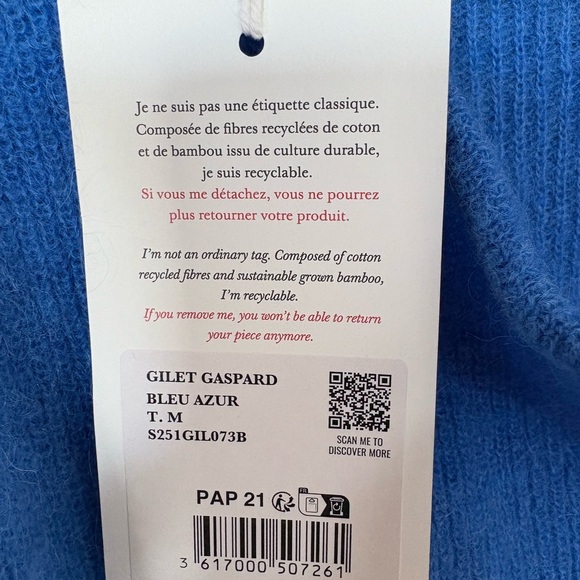 NWT Sezane Women's Sweater - Picture 5 of 6